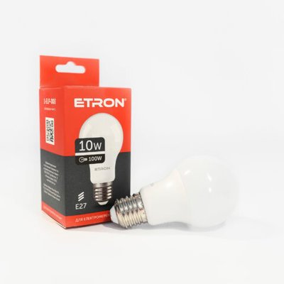 Лампа LED A60 10W 4200K 220V E27 1-ELP-008 ETRON Light Power 00-017518 фото